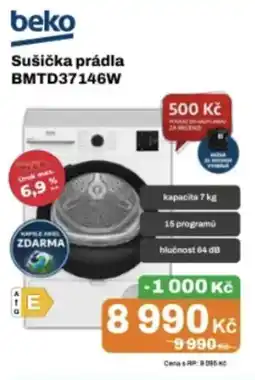 Expert Beko sušička prádla BMTD37146W nabídka