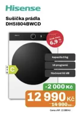 Expert Hisense sušička prádla dh51804bwcd nabídka