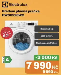 Expert Electrolux předem plněná pračka EWS6526WC nabídka