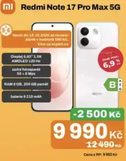 Expert Redmi Note 17 Pro Max 5G nabídka