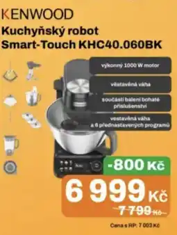 Expert Kenwood kuchyňský robot smart-touch khc40.060bk nabídka