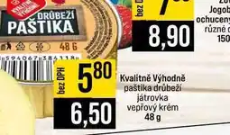 Jip Kvalitně Výhodně paštika drůbeží játrovka vepřový krém nabídka