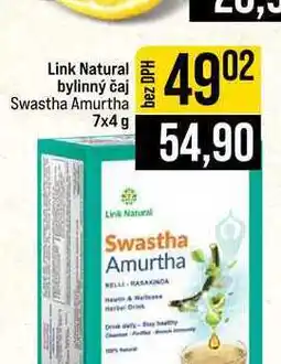 Jip Link Natural bylinný čaj Swastha Amurtha nabídka