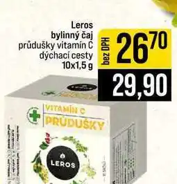 Jip Leros bylinný čaj průdušky vitamín C dýchací cesty nabídka