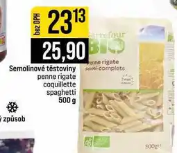 Jip Semolinové těstoviny semi-complets způsob penne rigate coquillette spaghetti nabídka