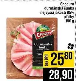 Jip Chodura gurmánská šunka nejvyšší jakosti 95% plátky nabídka