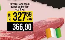 Jip Hovězí Flank steak pupek zadní část cca nabídka