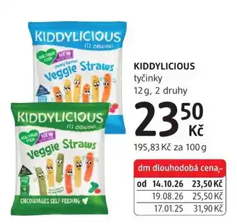Kiddylicious veggie straws