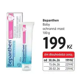 dm drogerie Bepanthen baby ochranná mast nabídka