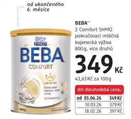 dm drogerie Beba comfort nabídka