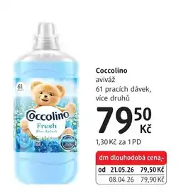 dm drogerie Coccolino aviváž nabídka