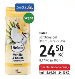 dm drogerie Balea sprchový gel nabídka