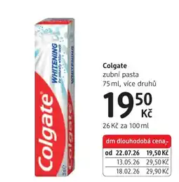dm drogerie Colgate zubní pasta nabídka