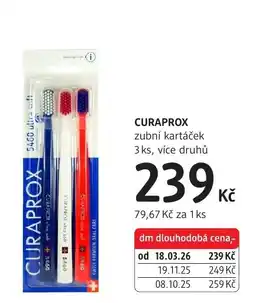dm drogerie Curaprox zubní kartáček nabídka