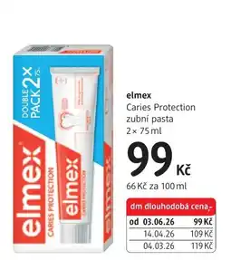 dm drogerie elmex caries protection zubní pasta nabídka