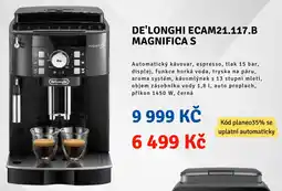 Planeo Elektro De'longhi ecam21.117.b magnifica s nabídka