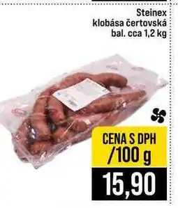 Jip Steinex klobása čertovská bal. cca 1,2 kg 100g nabídka