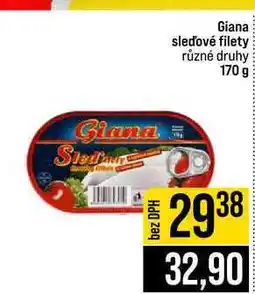 Jip Giana sleďové filety různé druhy nabídka