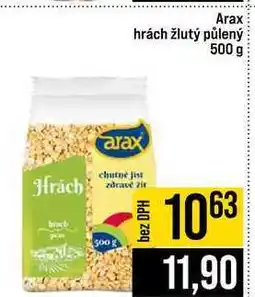 Jip Arax hrách žlutý půlený nabídka