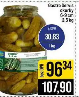 Jip Gastro Servis okurky 6-9 cm nabídka
