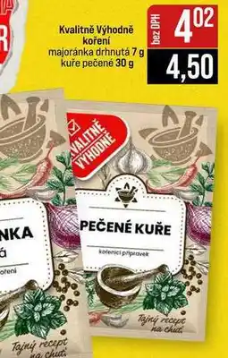 Jip Kvalitně Výhodně koření majoránka drhnutá 7 g kuře pečené 30 g nabídka