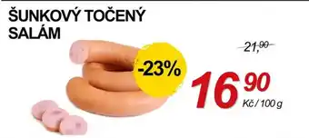 Šunkový točený salám