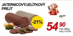 ZEMAN Jaternicový/jelítkový prejt nabídka