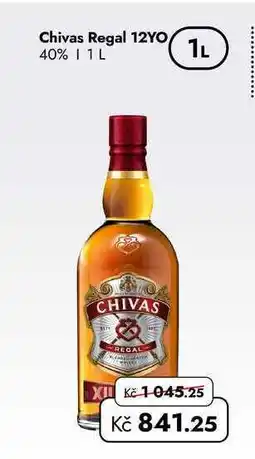 TRAVEL FREE Chivas Regal 12YO 40% nabídka