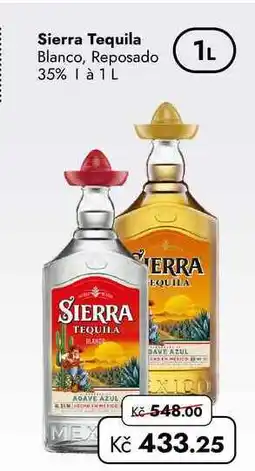 TRAVEL FREE Sierra Tequila Blanco, Reposado 35% nabídka