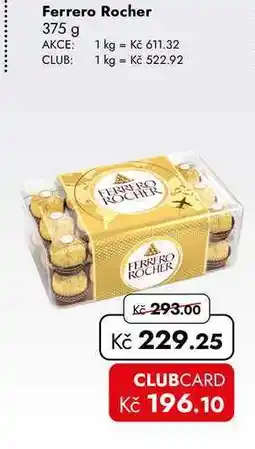 TRAVEL FREE Ferrero Rocher nabídka