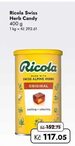 TRAVEL FREE Ricola Swiss Herb Candy nabídka