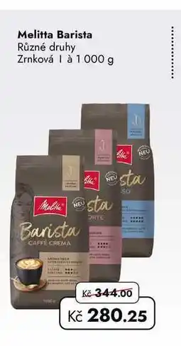 TRAVEL FREE Melitta Barista nabídka