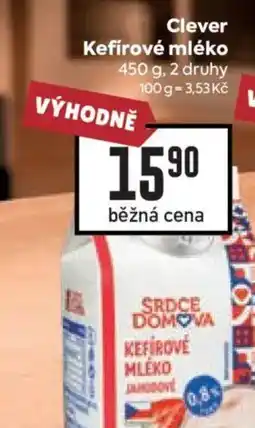 Billa Clever kefírové mléko nabídka