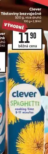 Billa Clever Těstoviny bezvaječné nabídka