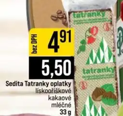 Jip Sedita Tatranky oplatky nabídka