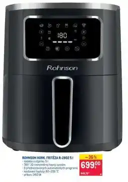 Makro ROHNSON HORK. FRITÉZA R-2802 5 l nabídka