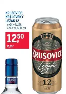 Makro Krušovice Královský ležák 12 nabídka