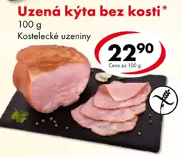 CBA Kostelecké uzeniny uzená kýta bez kosti nabídka
