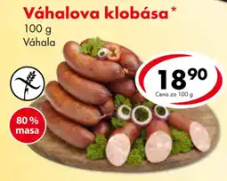 CBA Váhalova klobása nabídka