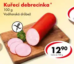 CBA Kuřecí debrecínka nabídka