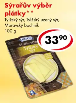 CBA Madeta sýrařův výběr plátky nabídka