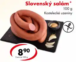 CBA Kostelecké uzeniny Slovenský salám nabídka