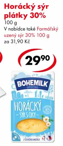 CBA Bohemilk horácký sýr s oky nabídka