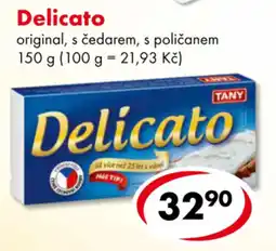 CBA Delicato original s čedarem s poličanem nabídka