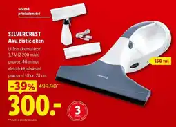Lidl SilverCrest Aku čistič oken nabídka