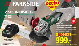 Lidl PARKSIDE 20V Aku úhlová bruska s nabíječkou a akumulátorem nabídka