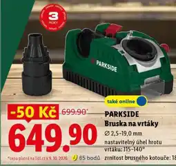 Lidl PARKSIDE Bruska na vrtáky nabídka