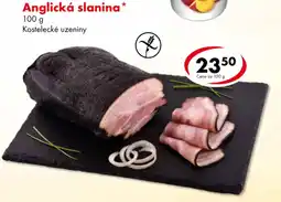 CBA Kostelecké uzeniny Anglická slanina nabídka