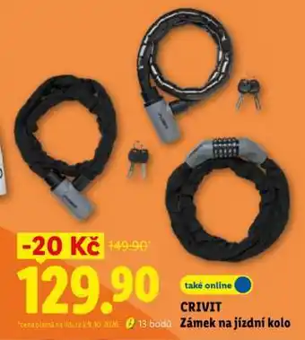 CRIVIT Zámek na jízdní kolo