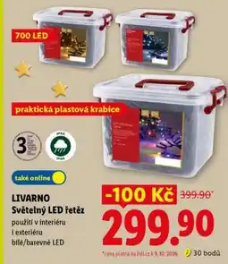 Lidl LIVARNO SVĚTELNÝ LED ŘETĚZ nabídka